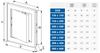 Inspection Door White 150X150 Mm Abs