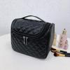 Stylish Travel Cosmetic Bag with Large Capacity and Hanging Hook