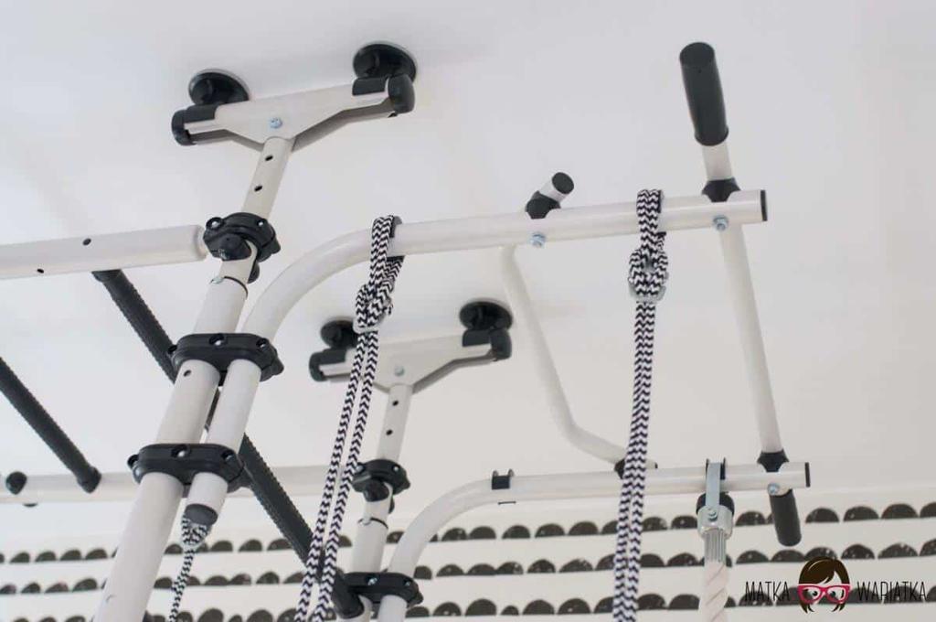 Pegas 2 gymnastic ladder - white and black