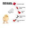 20PCS 1/2" PVC Tee Automatic Poultry Waterer Drinker Cups Chicken Water Nipples