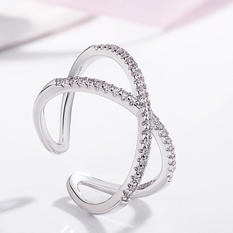 Линдон Медные Кольца Двухслойные Кольца Для Девочек Женские Кольца Подарочные Ювелирные Изделия