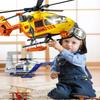 Helicopter Model Toy For 4-6 Years Old Kids High Simulation Fire Fighter Helicopter Airplane Sound And Light Model Toy For Boys Girls