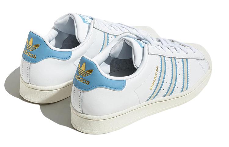 Superstar Adidas Originals 'Белый Голубой' GX9876