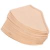 100Pcs/Bag Fan Shaped Coffee Filter Paper Wood Pulp Filter Paper Coffee Making Accessory