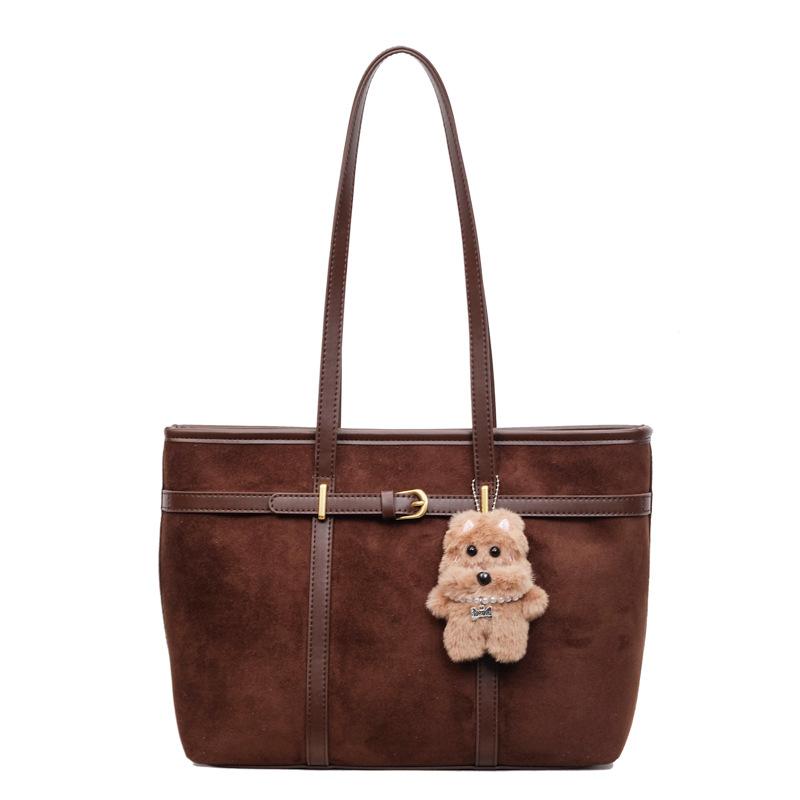 Retro and Fashionable Hand-held Underarm Bag, Commuting Single-shoulder Bag, Large Capacity, Simple and Trendy Tote Bag