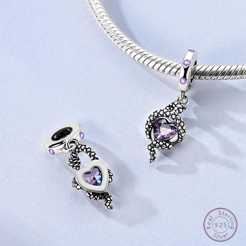 Новое поступление Шармы Маленькая змея Медная подвеска 3 мм Сделай сам Вечеринка Рождество Изысканное изготовление ювелирных изделий Подарок