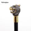 Golden Black Luxury Tiger Head Handle Fashion Walking Stick for Party Decorative Walking Cane Elegant  Knob Walking Stick 93cm