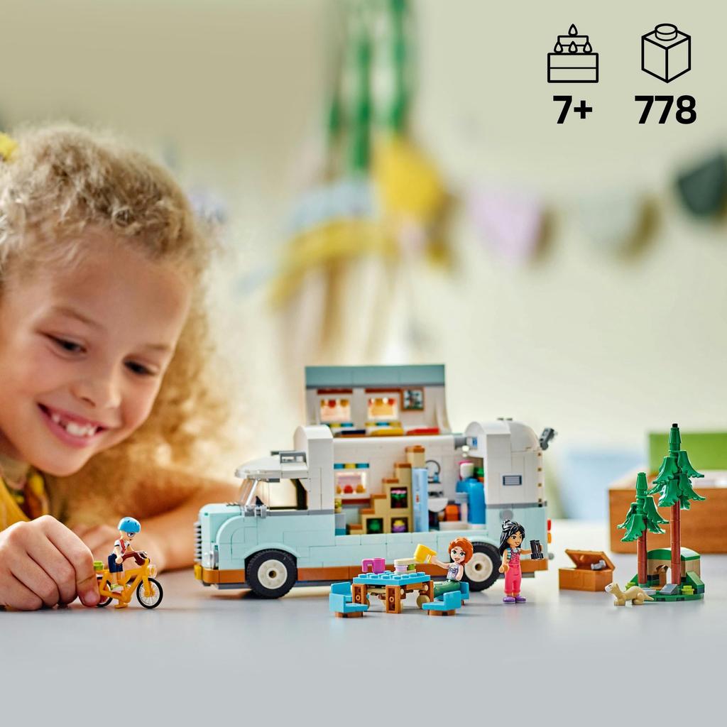 LEGO Friends Exciting Camper Toy Подарок на день рождения Блок Девочки Мальчики Дети 7 лет 8 лет 9 лет Начальная школа Ролевые игры Ролевые игры
