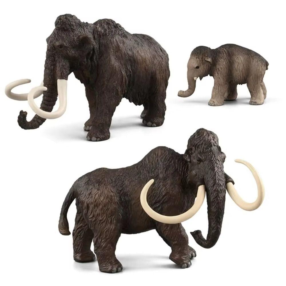 Collectible Simulation Elephant Action Figures Handmade Elephant Miniatures Figurine Children Toys