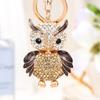 Милый Брелок-брелок со Стразами в виде Совы для Женщин Девочек Искусственный Хрусталь Животное Брелок-брелок для Сумок Сумки Рюкзака