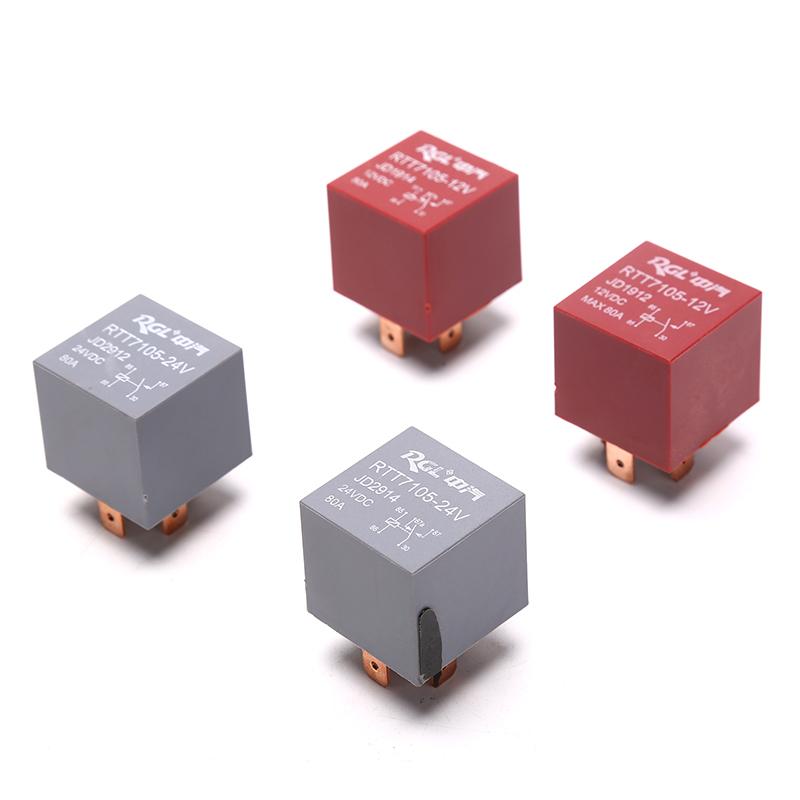 Водоустойчивое сверхмощное реле 4/5Pin DC 24V 12V 80A Реле фар автомобильное автомобильное
