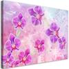 Canvas Print, Orchid Flowers Abstraction