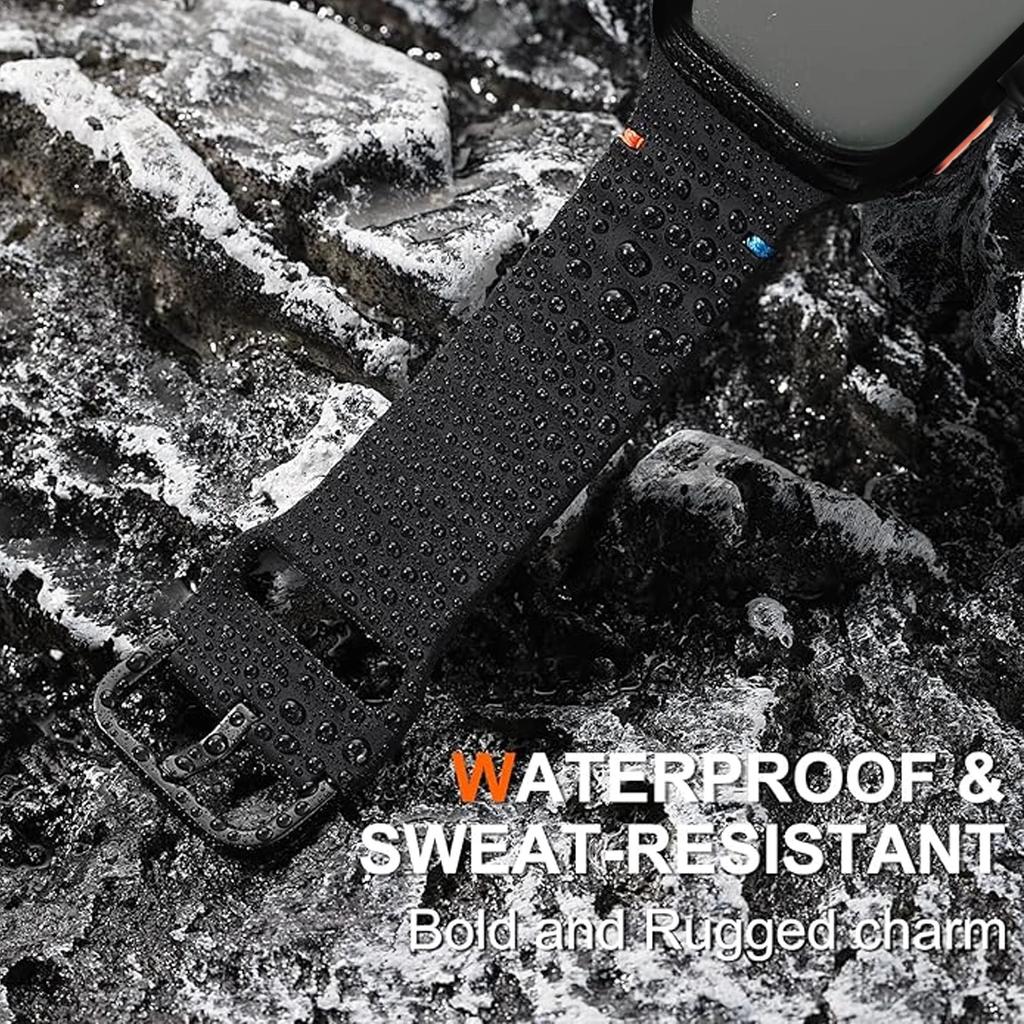 Чехол+Силиконовый ремешок для Apple Watch Ultra 3 2 49мм 46мм 42мм 45мм 44мм 41мм 40мм Ремешок для часов для Series 11 10 9 8 7 6 5 4 SE3/2/1