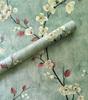 Floral Peel and Stick Wallpapers Green Self Adhesive Contact Paper Removable Waterproof Wallpaper For Bedroom Home Decoration