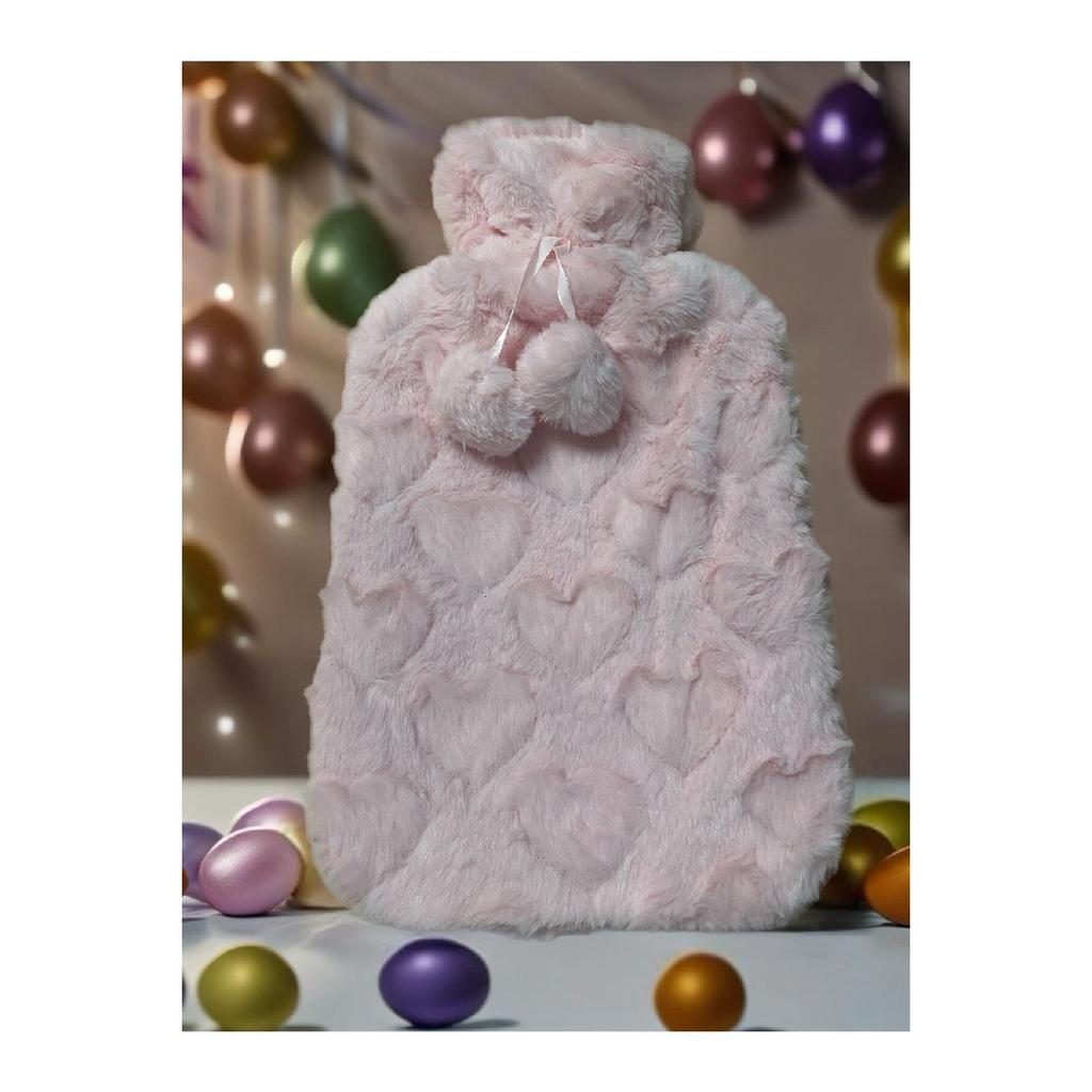 Removable Hot Water Bag With Plush Cover 2lt