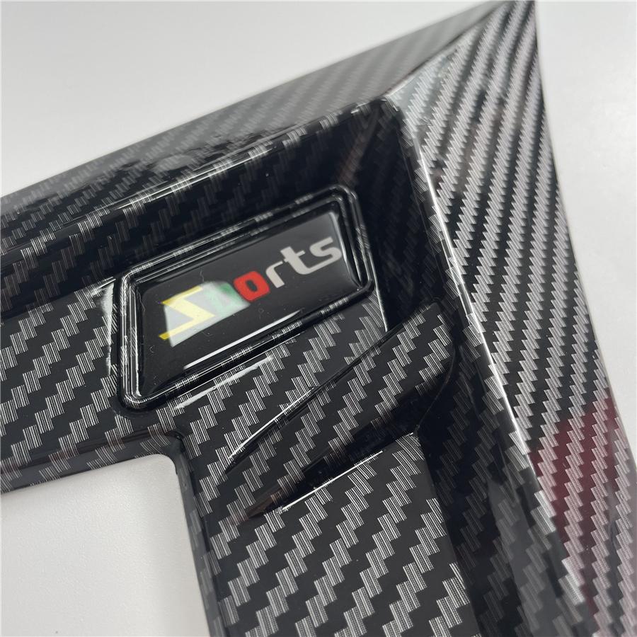 Carbon Fiber Look Car Side Fender Wing Air Flow Intake Vent Trim Stickers Sports