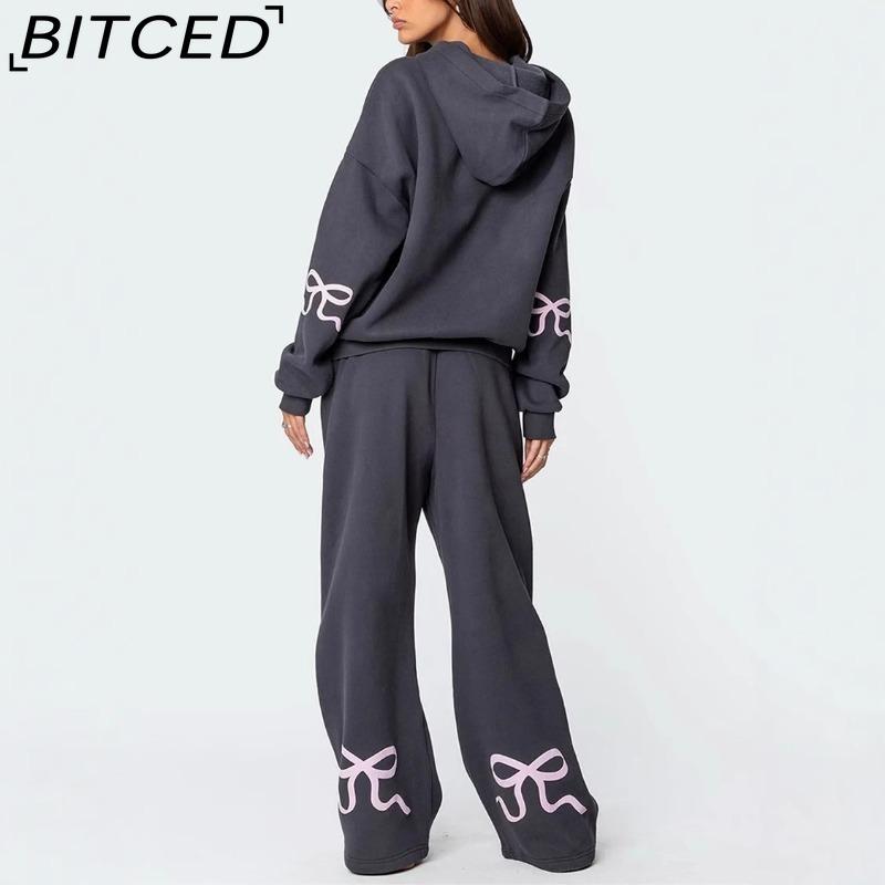 BITCED Женская толстовка, Однотонный топ с капюшоном, Цельный предмет женской одежды, Осенне-зимняя толстовка, Толстовка, Топ