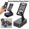 Foldable Smart Rotating Phone Stand Adjustable Lazy Stand Dual Speaker Rack Gifts Phone Stand