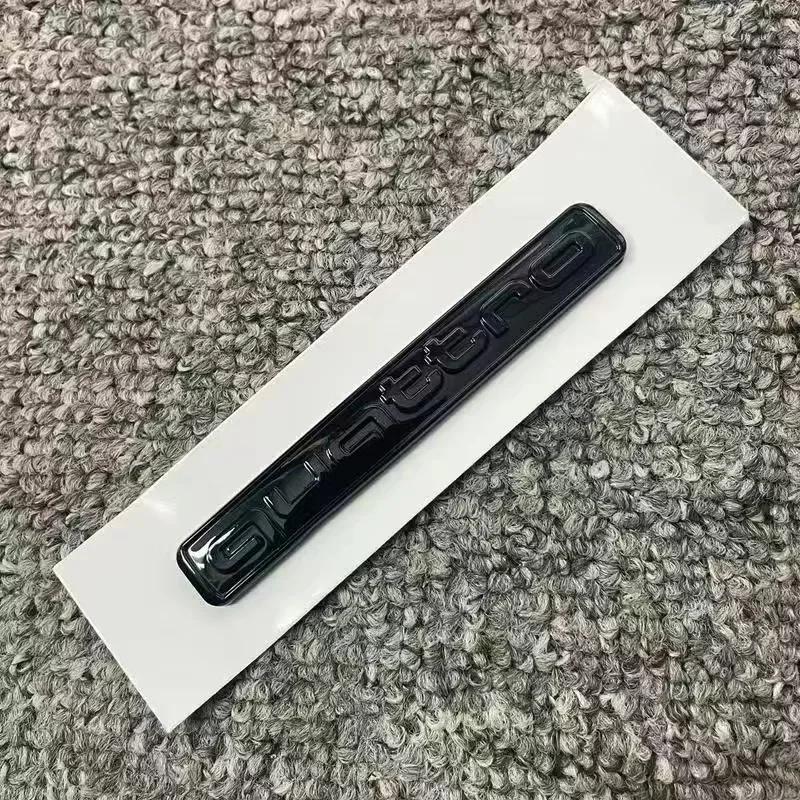sjhy3 A5 4 Ring logo ABS Black Car Hood Front Bonnet Grill Rear Trunk Emblem Badge Sticker A5 Mark Quarrto Emblem 35TFSI 45TFSI