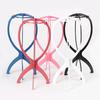 Plastic DIY Wig Stand Stable Portable Folding Stand Holder for Short Wig