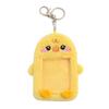 Cute Cartoon Plush Photo Card Holder for Idol Photo Collectable Soft Keychain Bag Pendant for Fans & Stationery Lovers