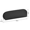 1PC Pencil Bag Waterproof Faux Leather Pencil Case Durable Smooth Zipper Stationery Storage Bag for Home School