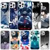 Чехол для телефона N-Note D-Death L Lawliet Чехол для iPhone 16 17 Air 15 14 Pro Max 16E Чехол для телефона 13 Mini 12 11 7 SE 8 Печатный узор F