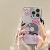 Zhitai Cartoon Mirror Mobile Phone Case - Compatible with iPhone 12/13/14/15 Pro and 16 Pro Bracelet Edition.