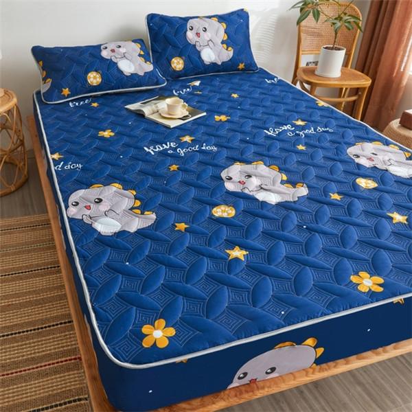 Утолщенное покрывало, постельное белье, наматрасник, нескользящий защитный чехол для кровати с эластичной простыней по всему периметру, простыня без наволочки