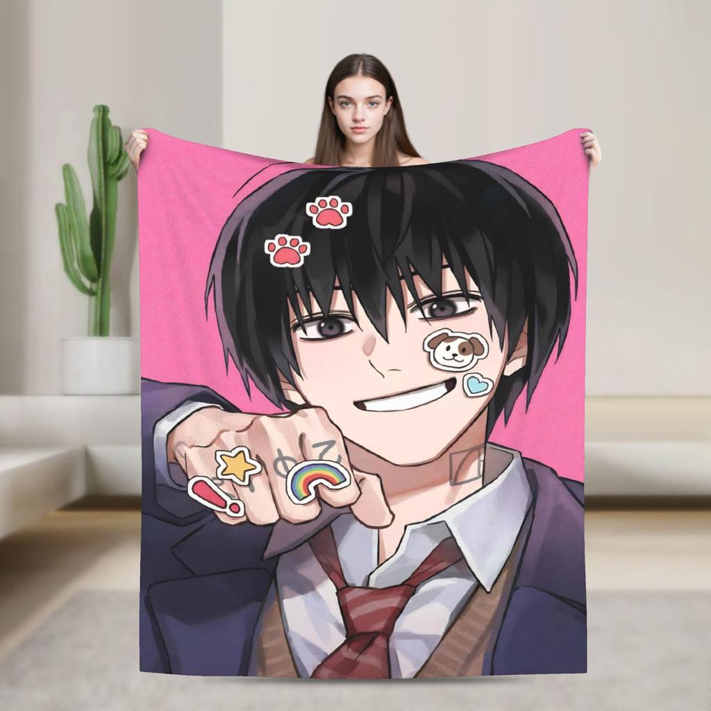 Йоичи Нагумо Фланелевый Плед Одеяло Sakamoto Days Аниме Одеяла для Дома Путешествий Теплые Постельные Покрывала
