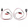 USB Папа Мама Шнур питания 60 см с Зажимами типа Крокодил для Постоянного тока