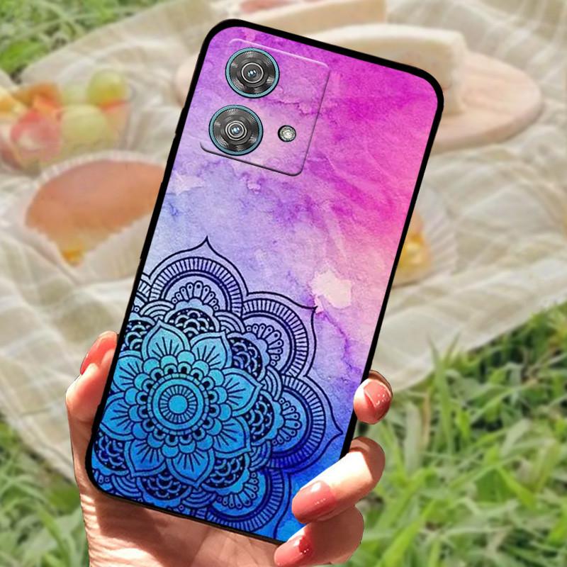 Чехол-бампер для Motorola Edge 40 Neo, силиконовый, мягкий, с рисунком мрамора, для Moto Edge 40 Neo, защитный
