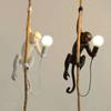 Monkey Resin Pendant Light For Living Room Study Animal Home Decor Art Parlor E27 LED Bulb