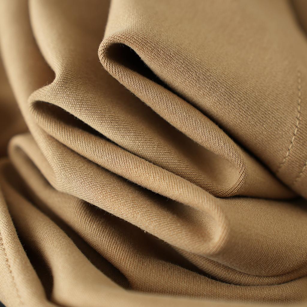 Summer Women's Round Neck Short-sleeved Three-dimensional Lines Design Sense of High Elastic Thread Cotton T-shirt