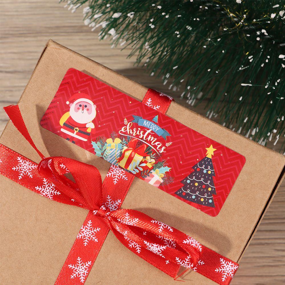 Santa Claus Snowman Package Seal Stickers Gifts Wrapping Decals Merry Christmas Decoration Label