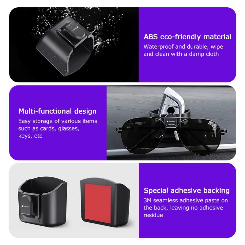Car Dashboard Key Storage Box Hook Key Glasses Clip Accessories For BMW M Performance E84 F10 F20 F15 F25 iX iX1 iX2 iX3 iX5 iX7
