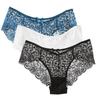 Embroidered Lace Panties Transparent Sexy Low Waist Underwear Ladies Girls Soft Breathable Briefs