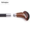Red Black Leather Silver Walking Cane Fashion Decorative Walking Stick Gentleman Elegant Cosplay Cane Crosier 94cm
