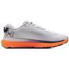 Under Armour HOVR Infinite 5 White Orange Blast Men Sneakers Tux-Purple 3026545-102
