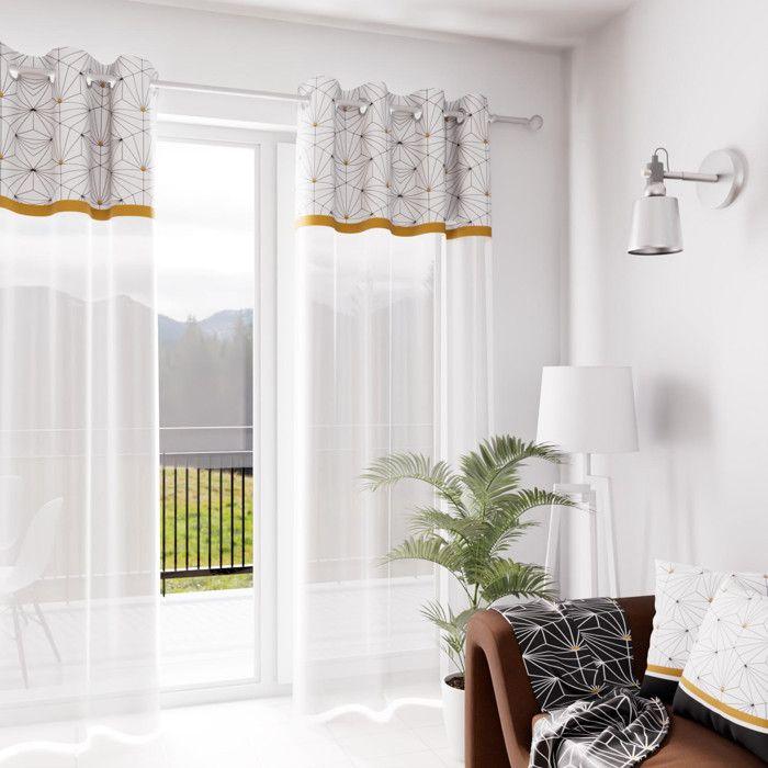 Voile à oeillets 135x250 cm OSIRIS, par Soleil d'Ocre