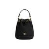 Coach Сумка-ведро с кулиской и логотипом Dempsey из 15 букв Женские сумки Черный CN683-IMBLK