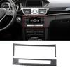 Soft Carbon Fiber Center Console AC Switch Sticker For Benz E-Class 2014-2015