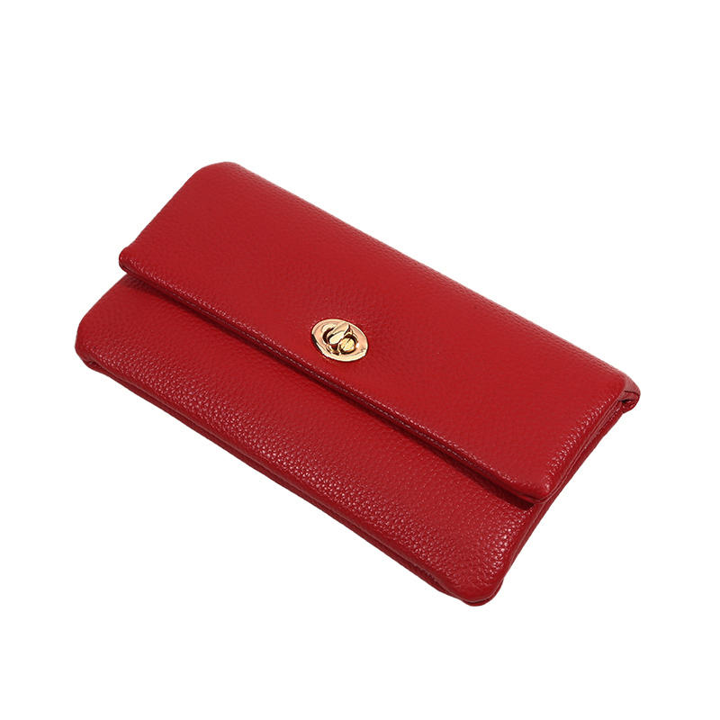 Стильные женские кошельки, длинные кошельки из ПУ кожи с застежкой, портативная сумка для денег, однотонный, простой, многофункциональный держатель для монет, модный женский кошелек