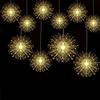 600/1200 LED Starburst Lights LED Firework Lights Outdoor Christmas Copper Wire Hanging Fireworks Fairy Lights with Remote