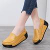 Женские мокасины на платформе, массивные, женские, летние, повседневные, офисные, женские, толстая подошва, увеличивающая рост, Shake Shoes
