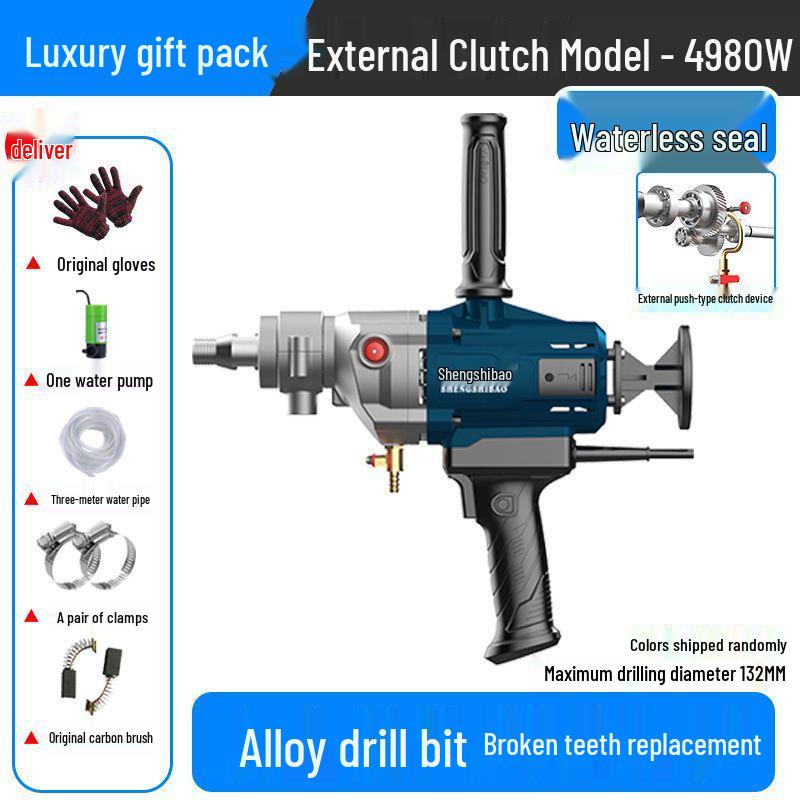 Metabo High-Power Handheld Electric Diamond Core Drill for Concrete