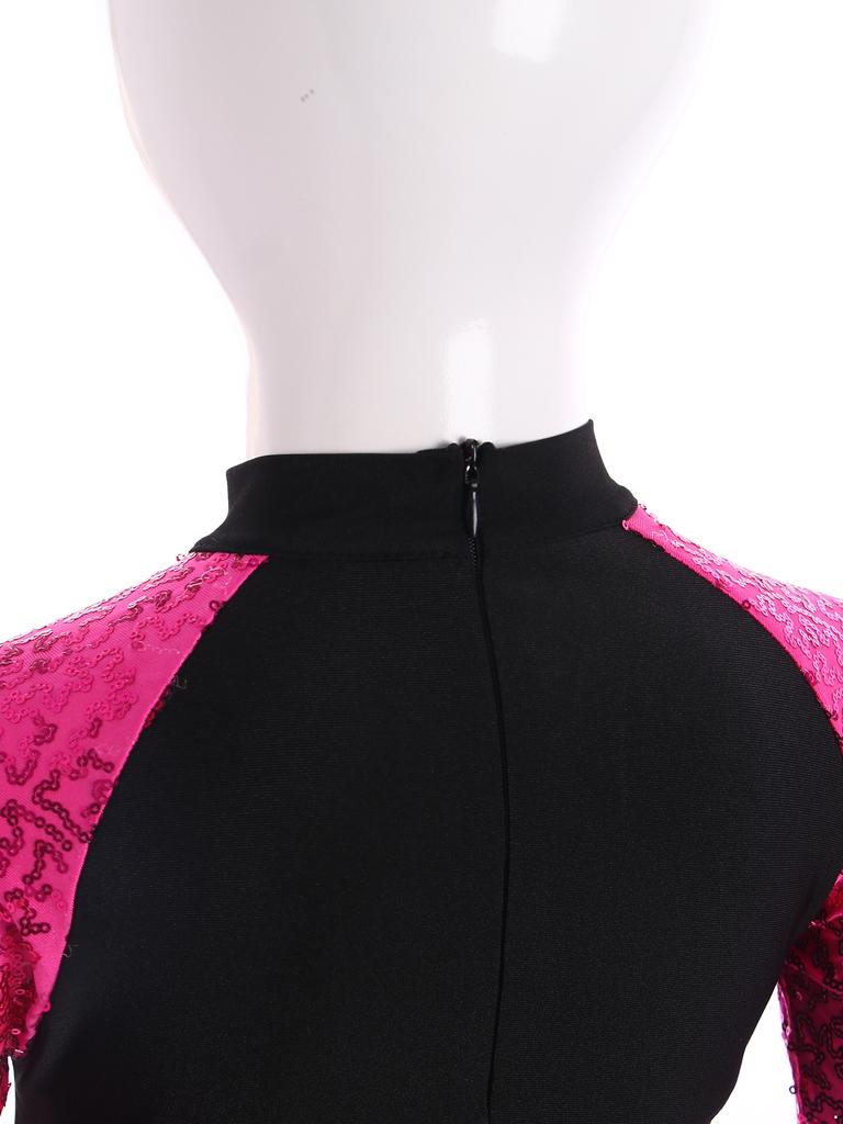 Блестящие топы с вырезами для девочек, джазовые танцевальные костюмы для хип-хопа, танцевальная одежда для выступлений на сцене, спортивная одежда