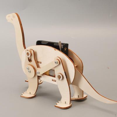 Конструктор динозавра Пазл Модель DIY Проекты Обучающая Деревянная Игрушка Наука