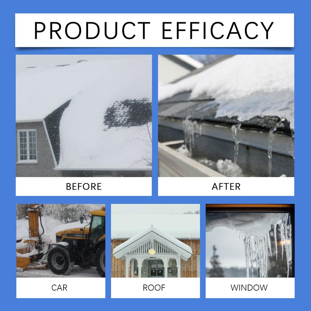 Pet Safe Ice Melting Agent Suitable For Concrete Ice Melting Snow Melting Is Effective Below -15 Degrees For Snow Removal And Icing Carrying Bag,100g