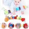 Sozzy Plush Music Crinkle Paper Toy For Infants Soft Comforting Stuffed Caterpillar